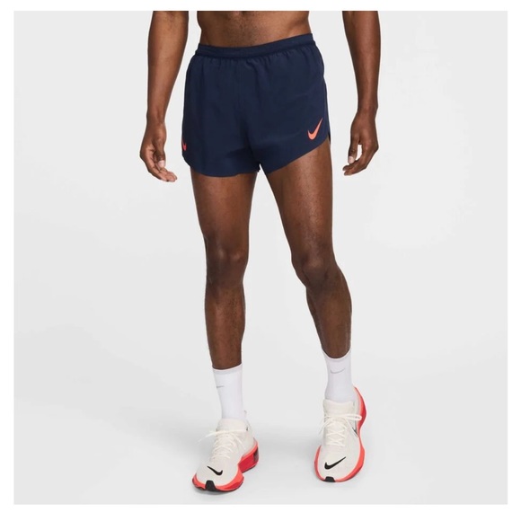 Nike Blue Athletic Compression Shorts - Picture 1 of 7